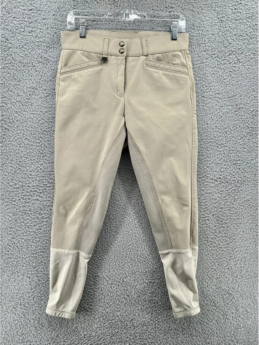 Ovation Ladies Celebrity Slim Secret Classic Riding Breeches Pants 30R Beige